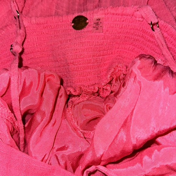 💕Free People Barbiecore Boho Pink Santorini Maxi Dress - Picture 5 of 6